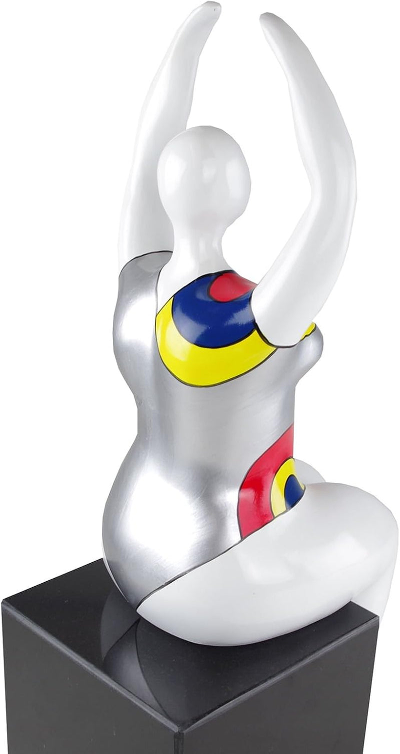 Skulptur Circle Ballerina Sitzend H. 50 Cm