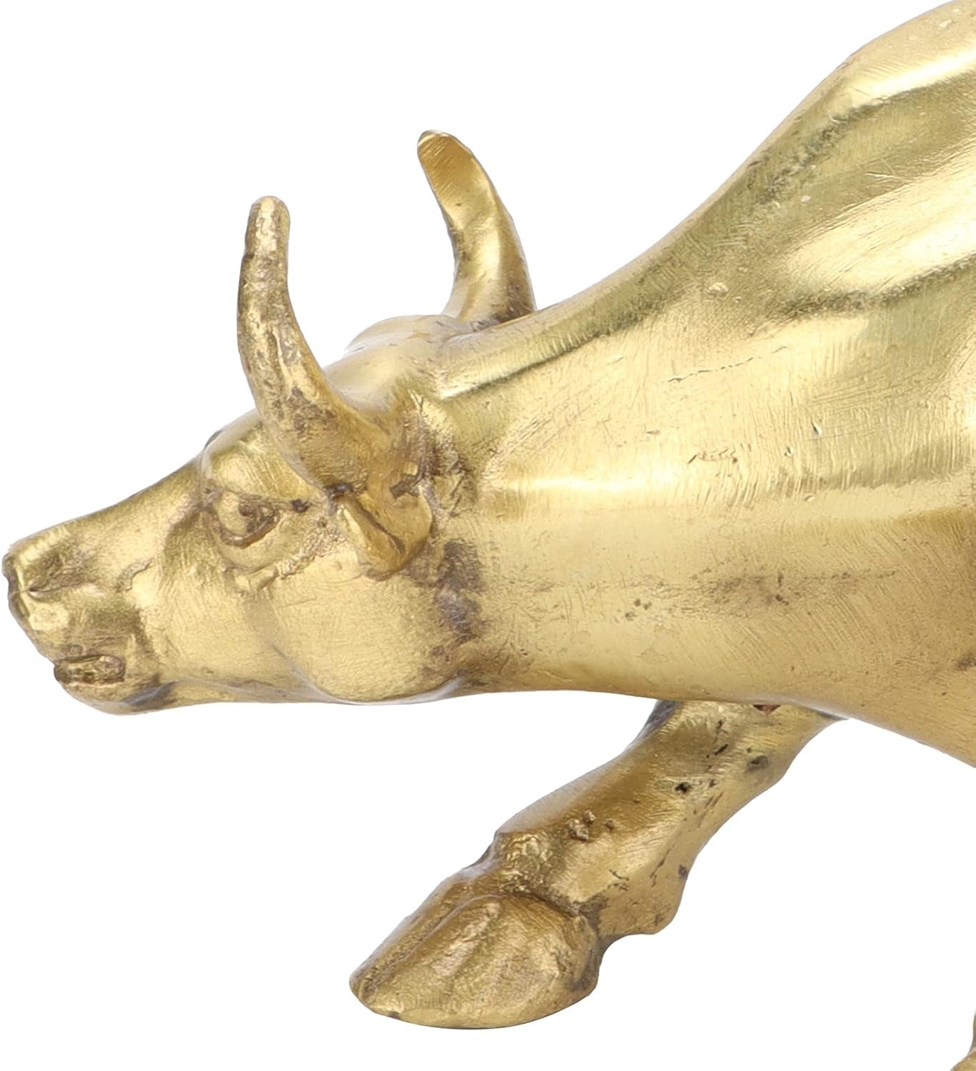 Wall Street Bull 11,7 cm | Messing-Stier für Office & Desk