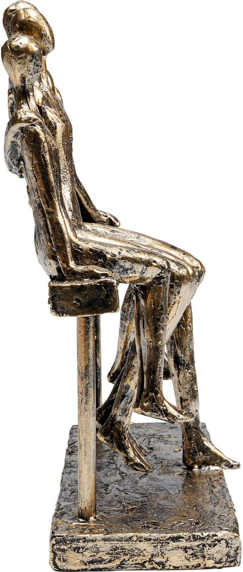 Sitting Break Gold Dekofigur 24 cm