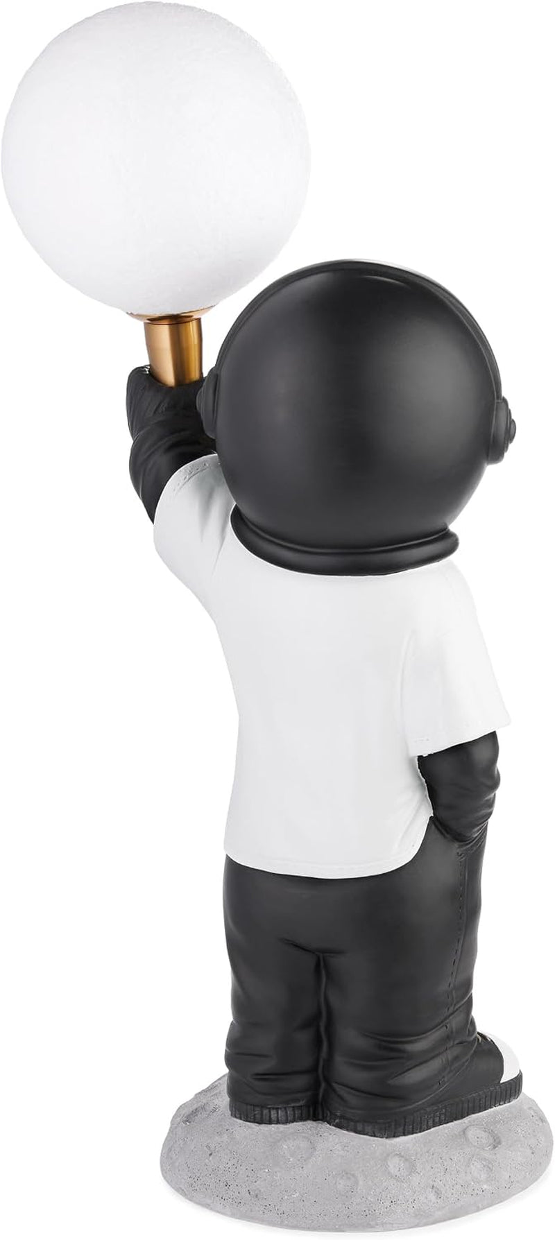 Moon Lamp Astronaut Gold | Pop-Art Leuchte 46 cm