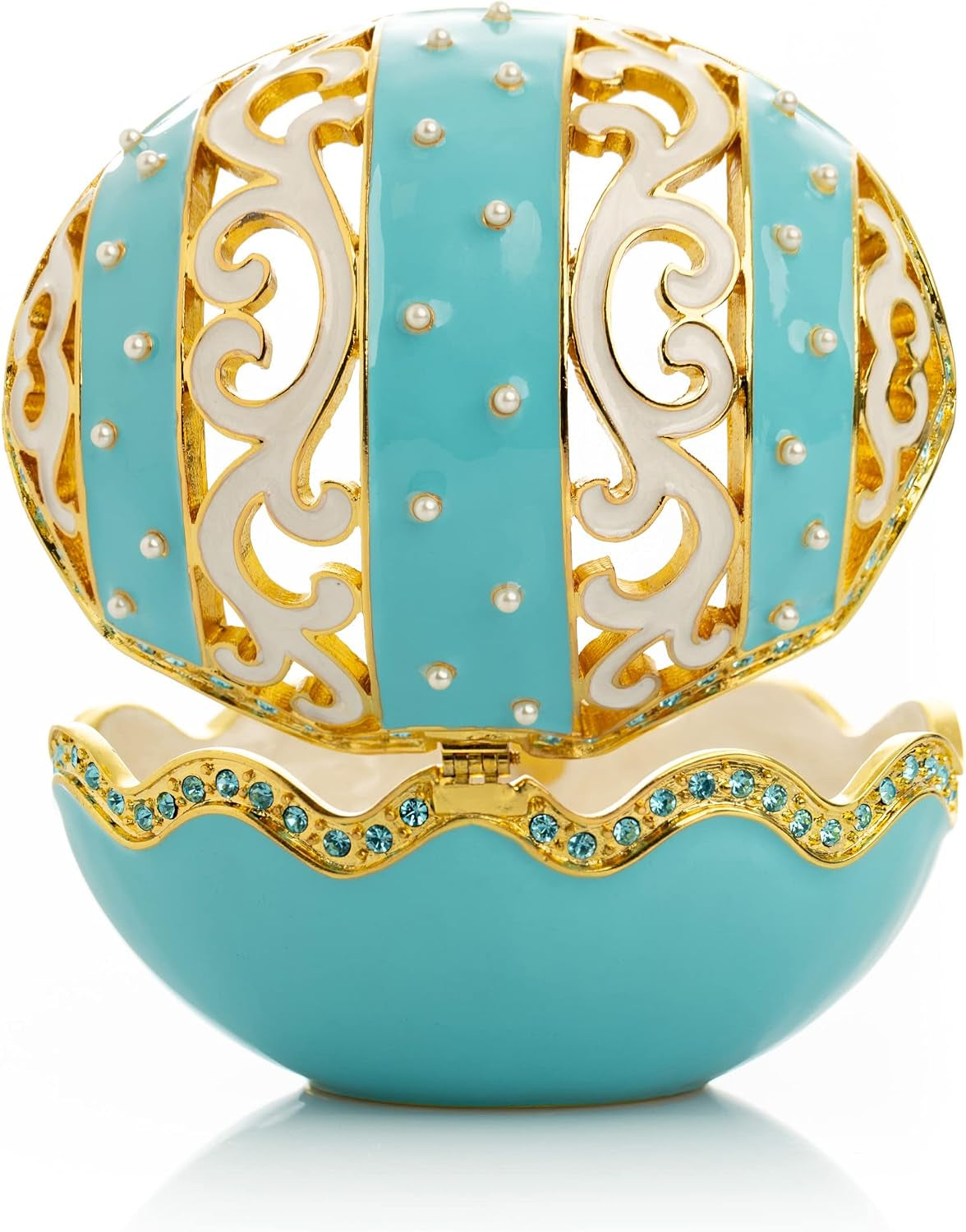 Turquoise Pearl Schmuckei | Sammlerobjekt mit Goldakzent
