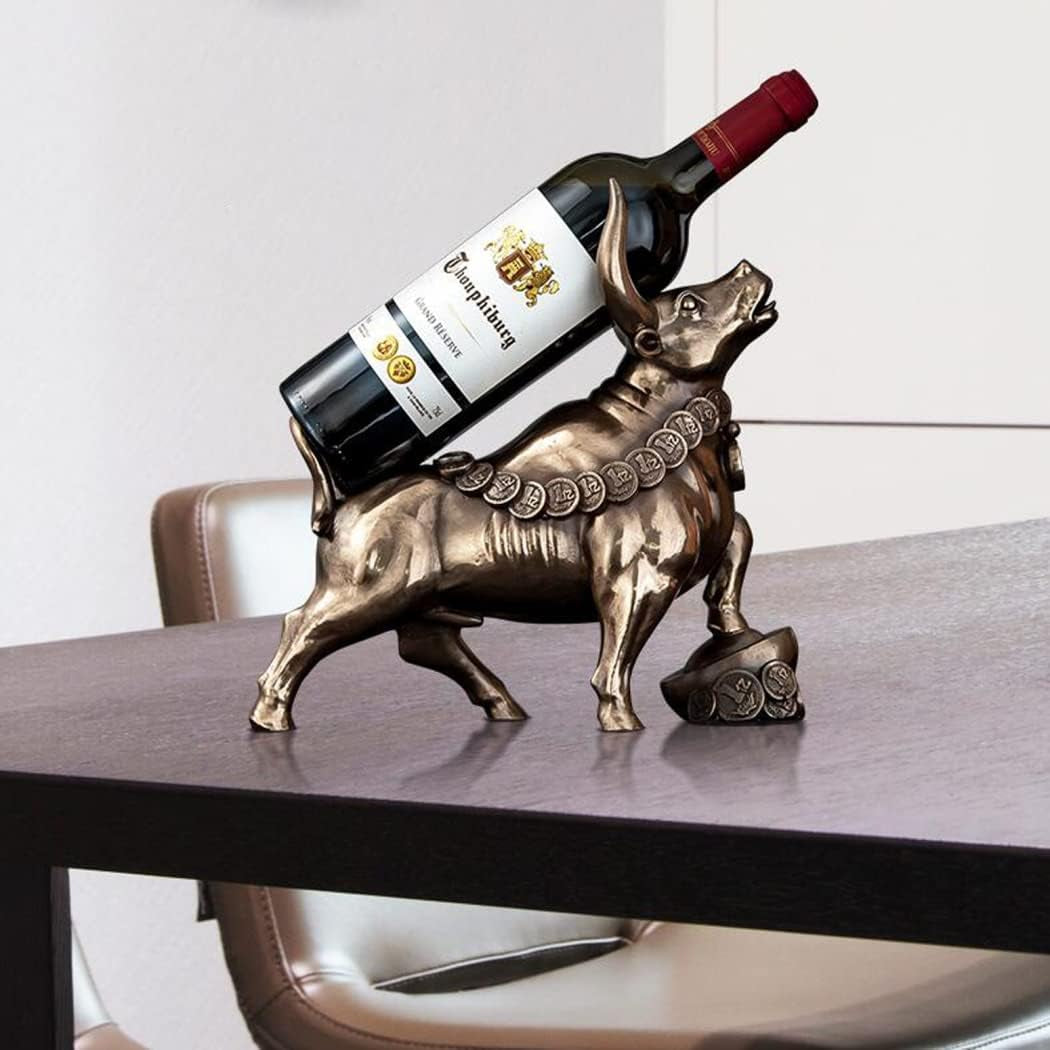 Wall Street Bull Brown | Office Skulptur 30 cm