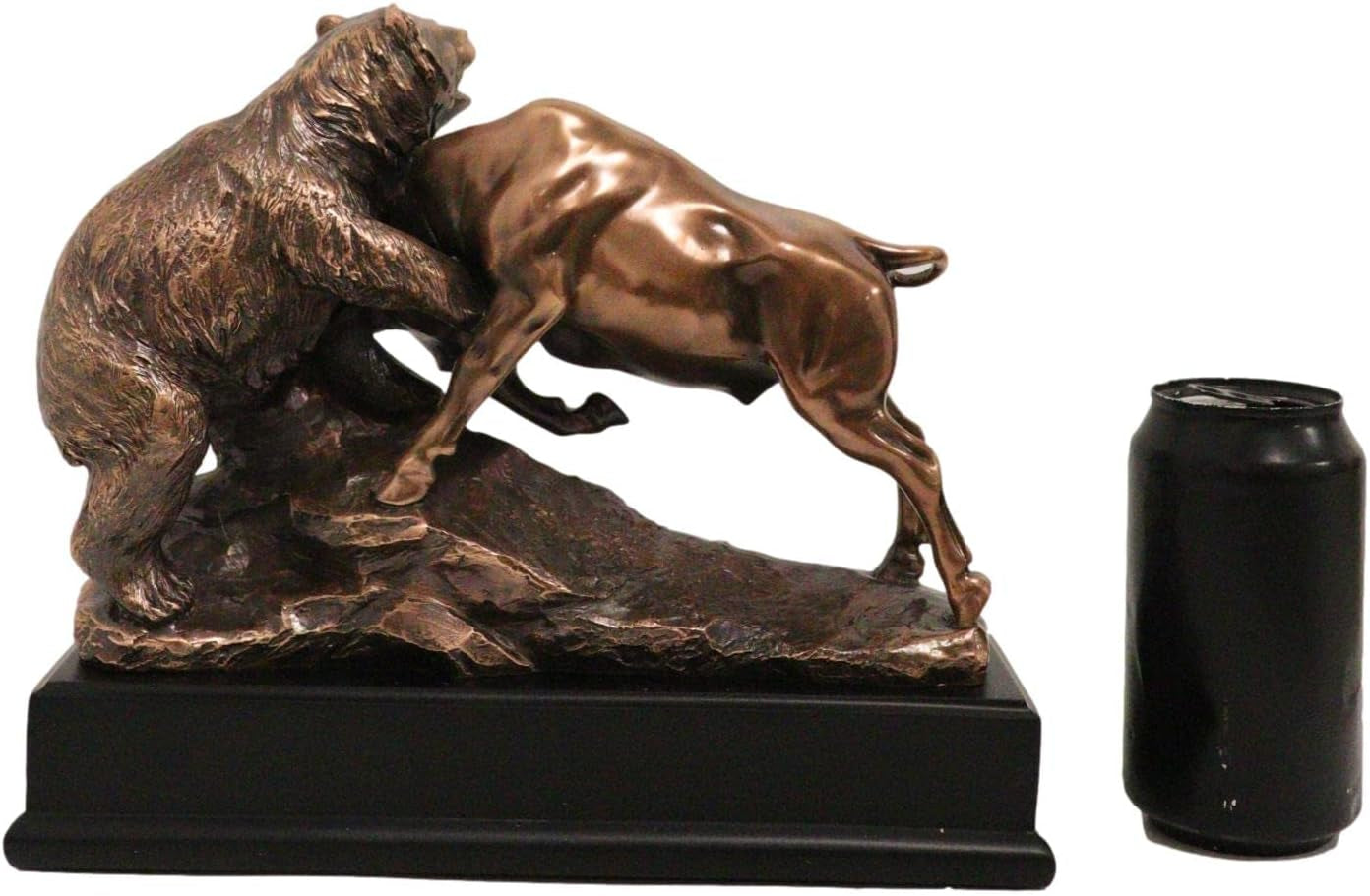 Charging Bull & Bear Bronze - Börsen-Skulptur