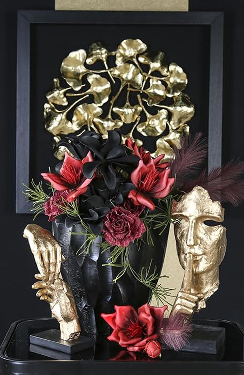 Two Hands Gold Skulptur 29 cm | Symbolfigur Zusammenhalt Detail 3