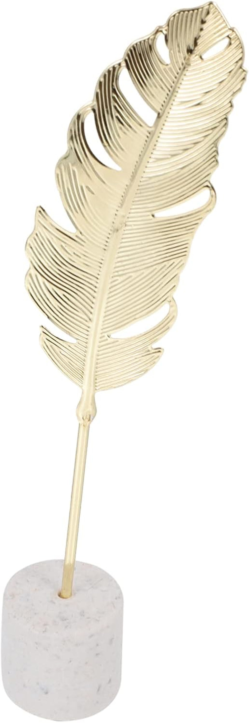 Gold Feather Desk Object | Feder-Skulptur fürs Büro