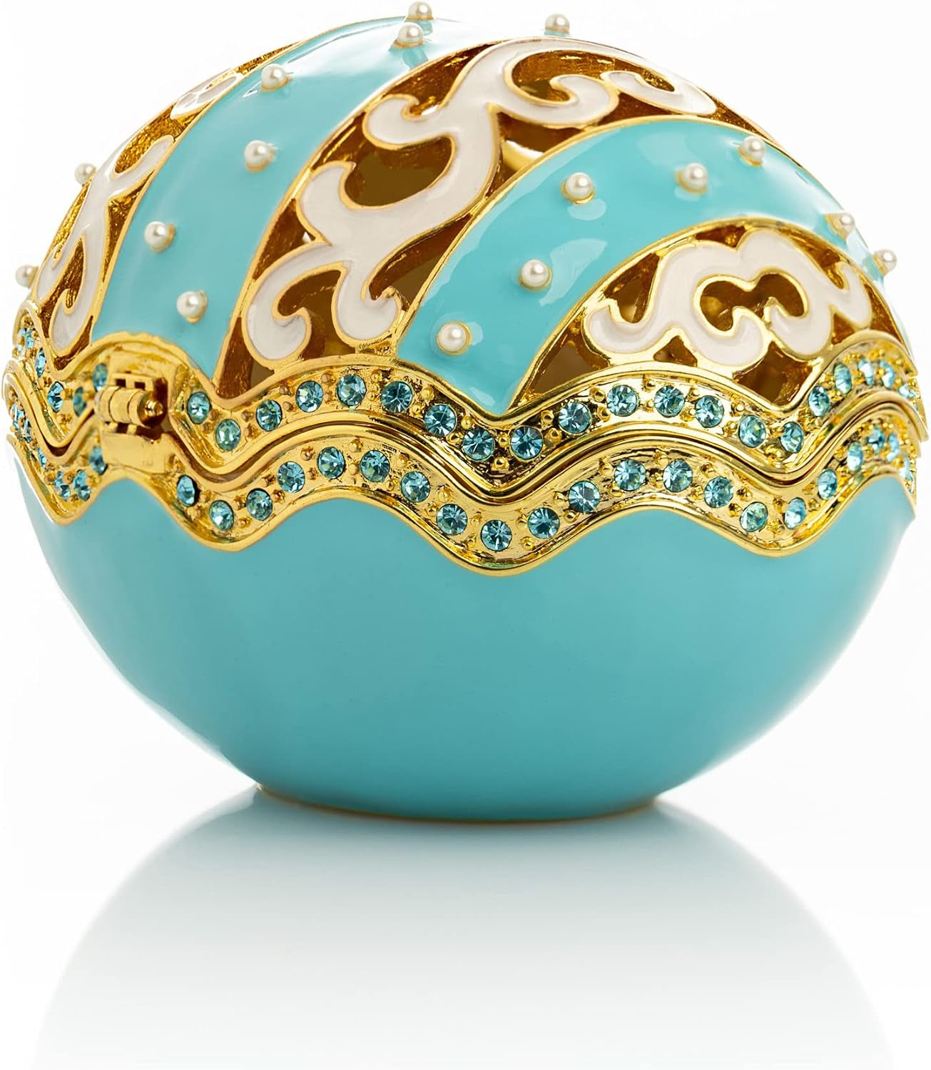 Turquoise Pearl Schmuckei | Sammlerobjekt mit Goldakzent