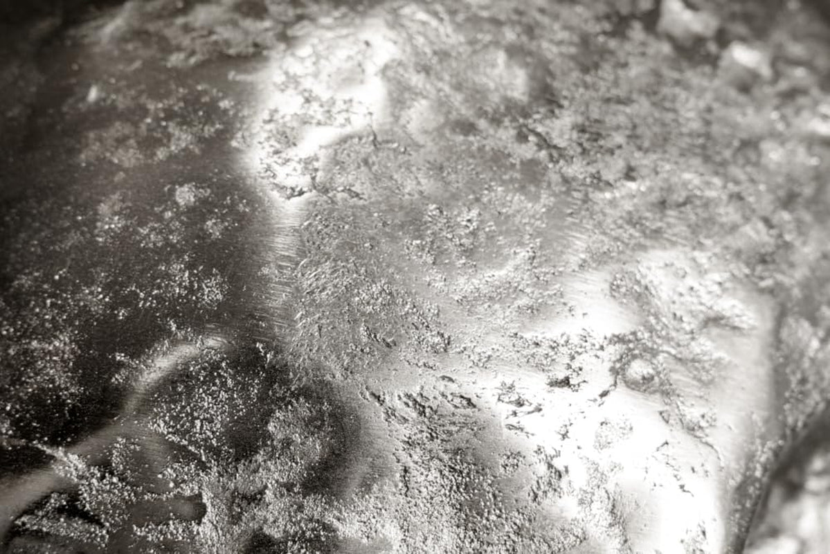 XXL Skull Silver | Wandobjekt mit Chromeffekt