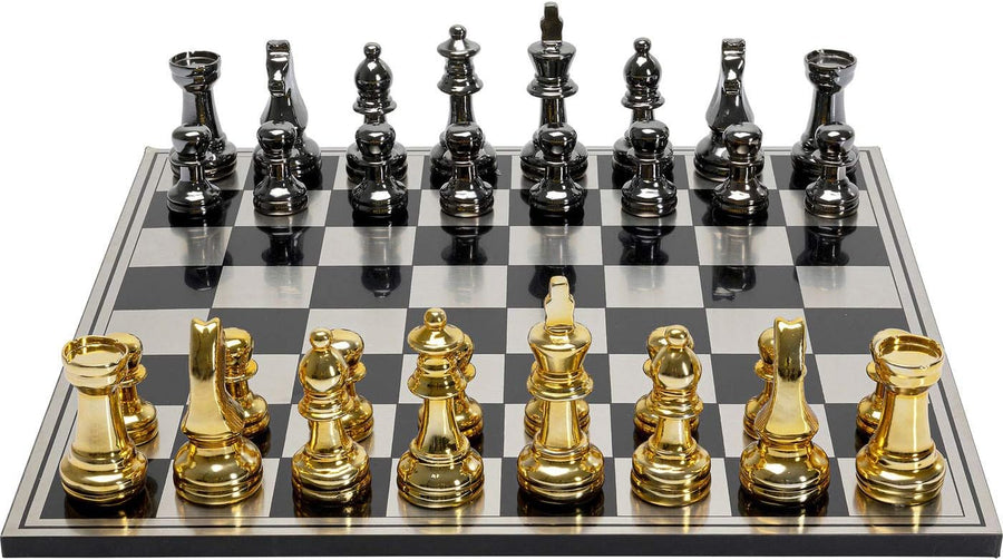 Chess Gold XL Schachobjekt 60 x 60 cm