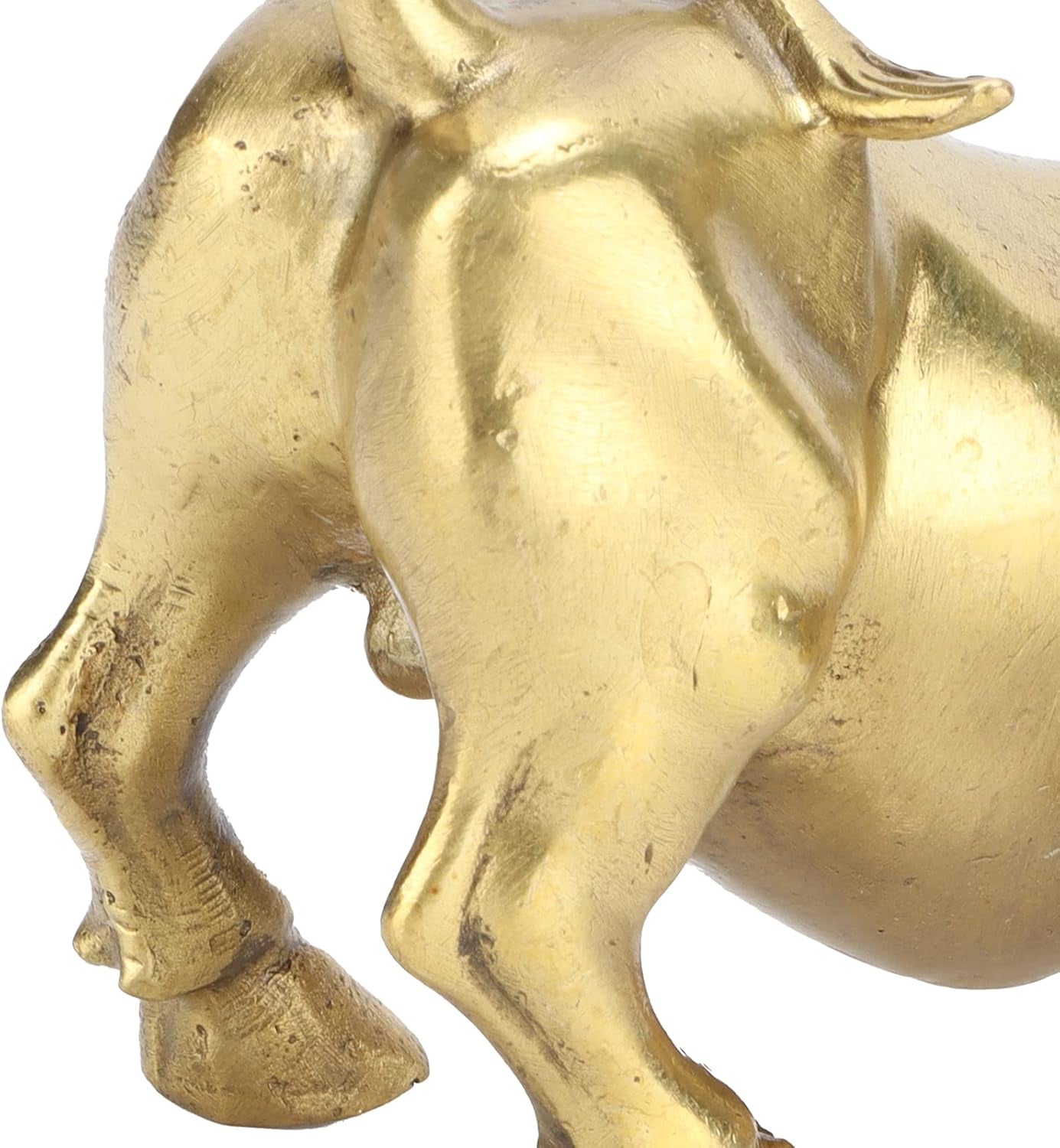 Wall Street Bull 11,7 cm | Messing-Stier für Office & Desk