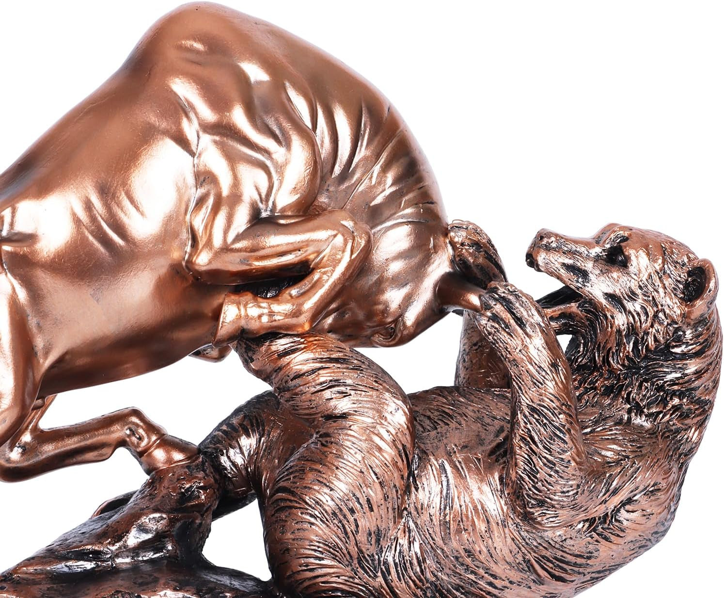 Bull & Bear Bronze Patina | Office Skulptur