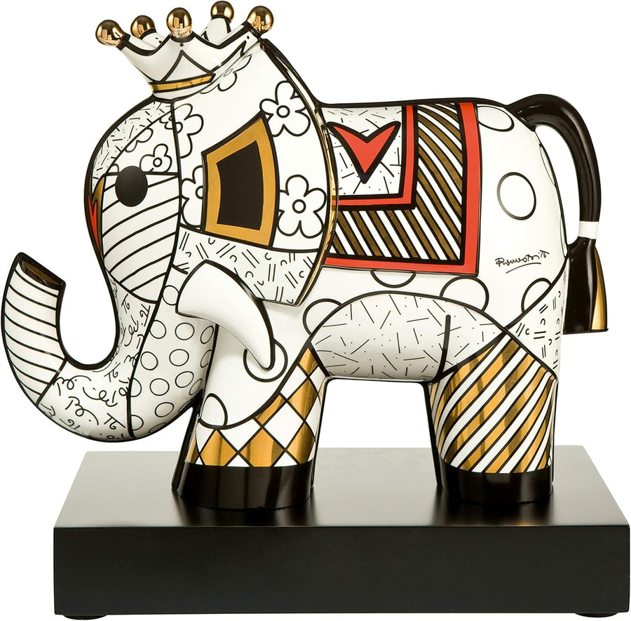 Golden Elephant Pop-Art Figur | Sammlerobjekt mit Goldakzent - LAFFARTS Gallery