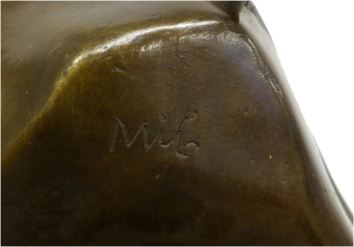 - Moderne Bronzefigur - Kraftvoller Stier - Signiert Von Milo - Echte Bronze - Stier Skulptur - Börsenstier - Charging Bull - Deko Figur