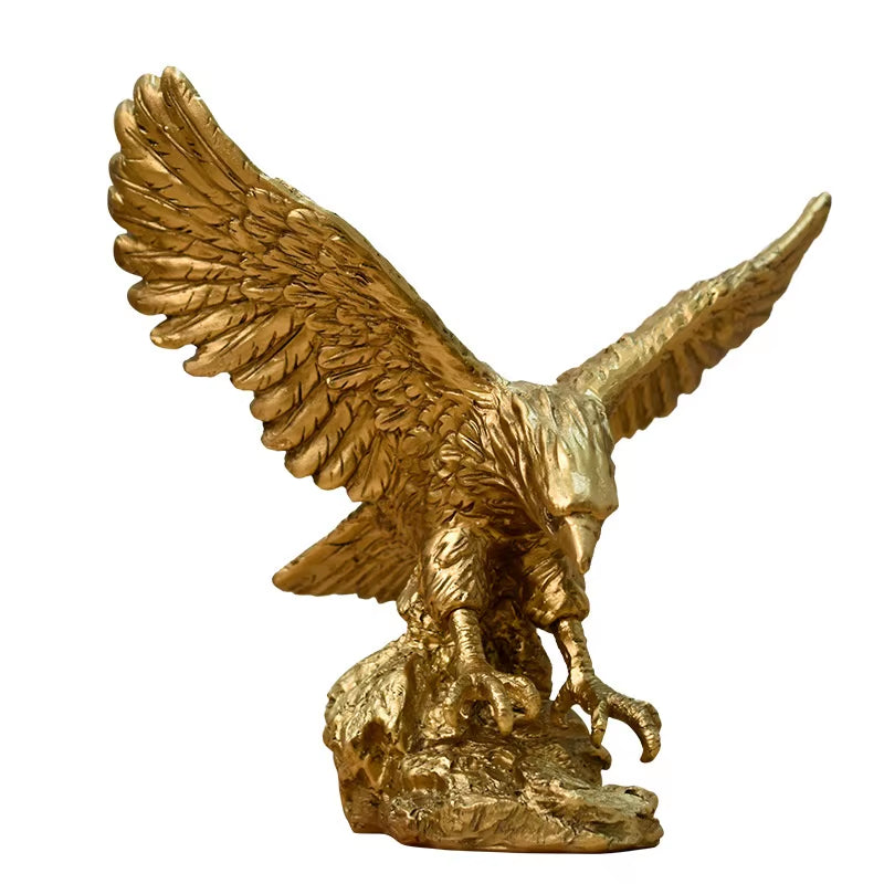 Goldenes Designobjekt für Regal Sideboard und Geschenkidee - Ansicht 5
