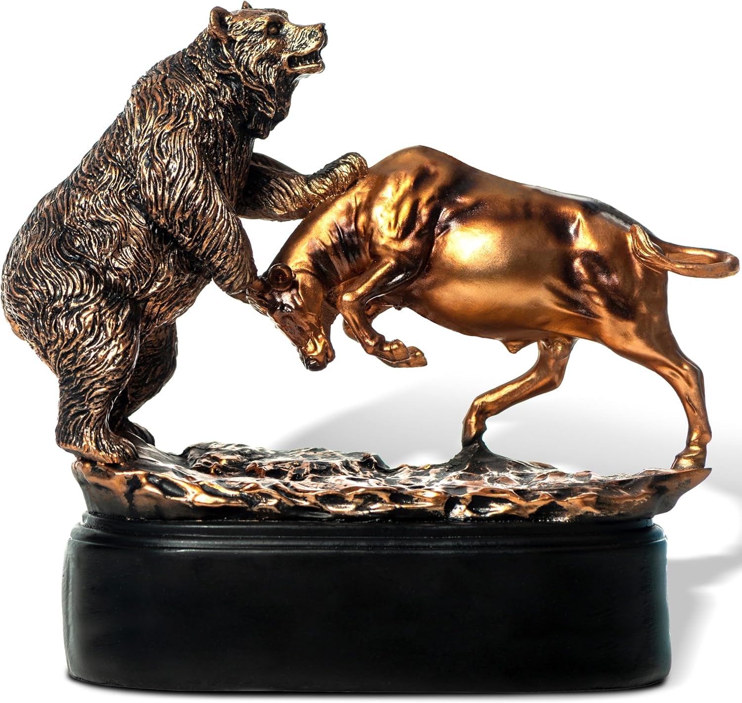 Wall Street Bull & Bear Bronze | Börsen-Skulptur