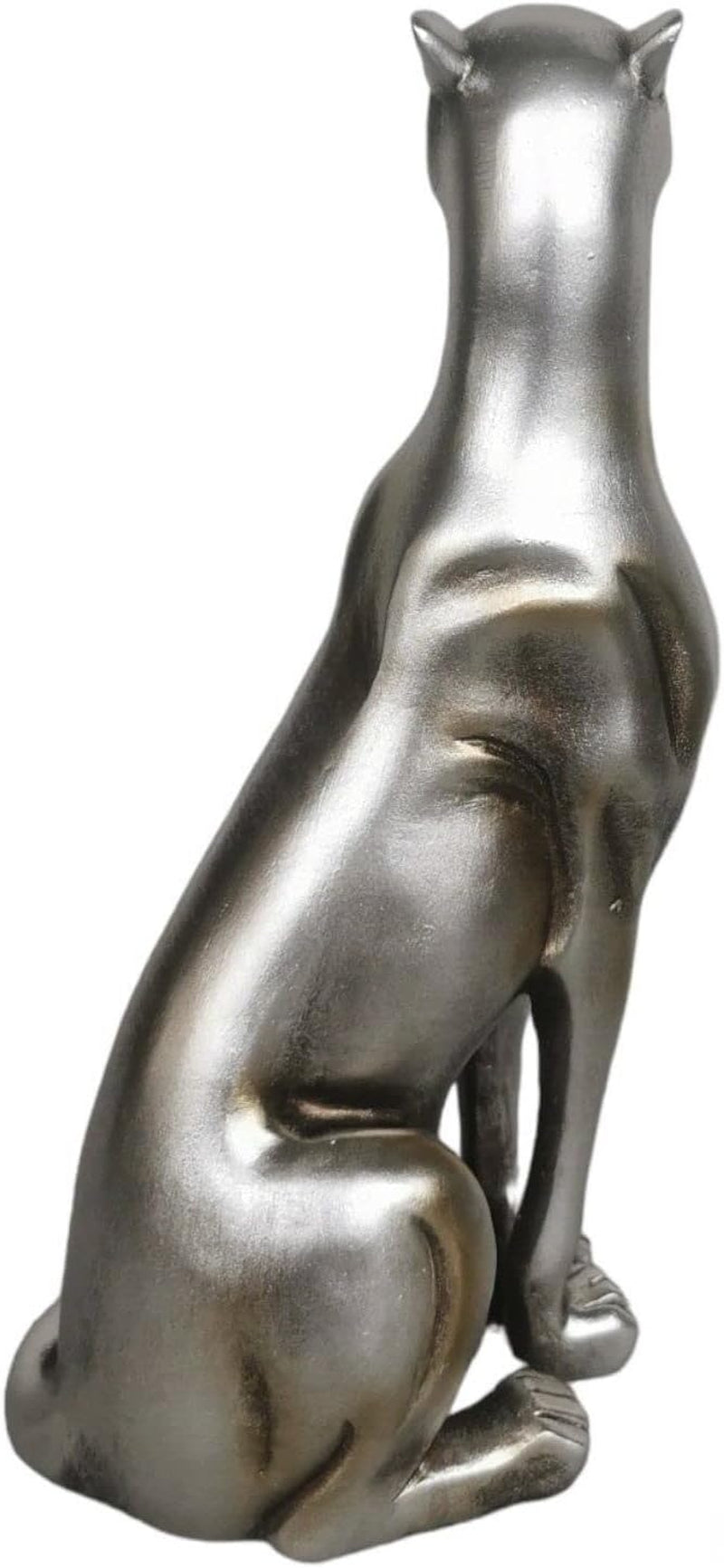 Antique Panther Silver | Raubkatzenfigur 24 cm