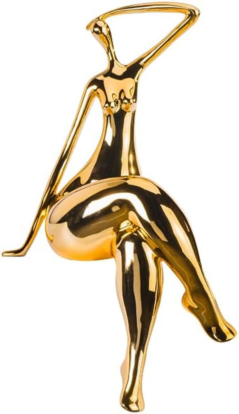 Isabella Goldoptik Skulptur | Figur mit Galeriecharakter