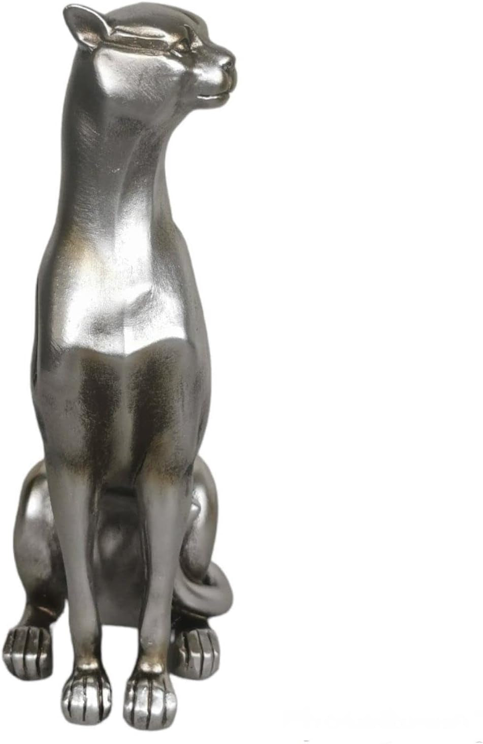 Antique Panther Silver | Raubkatzenfigur 24 cm