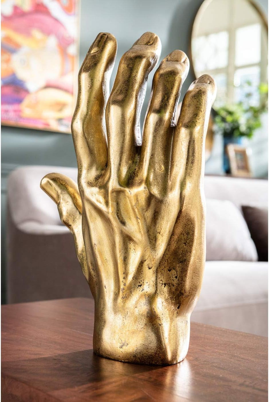 Mano Gold | Hand-Skulptur 35 cm