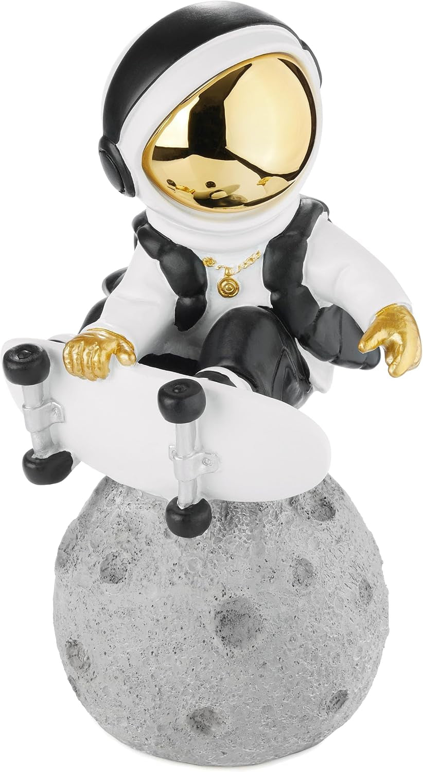 Skate Astronaut Gold | Pop-Art Figur 24 cm
