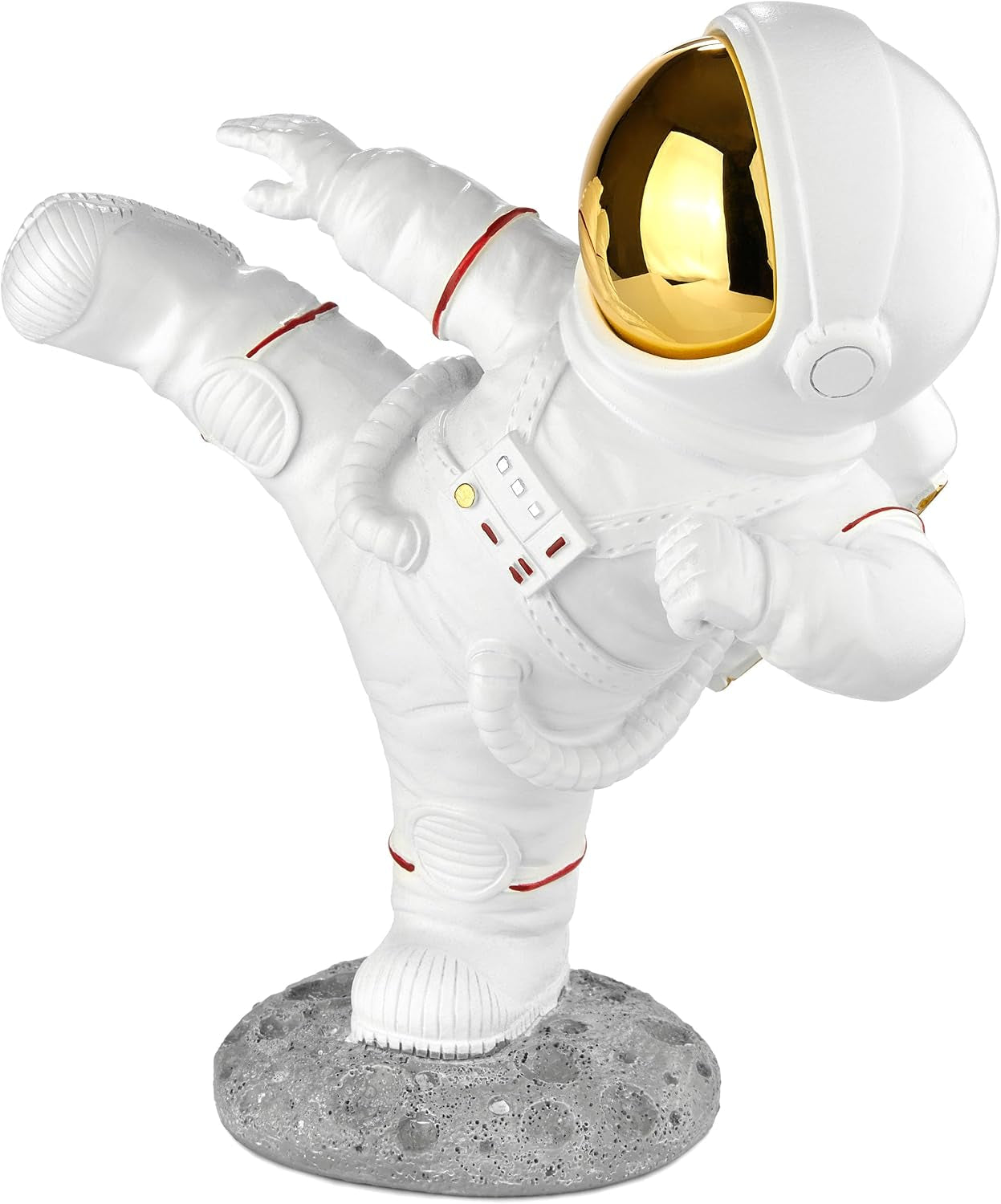 Karate Astronaut Gold | Pop-Art Figur 19 cm